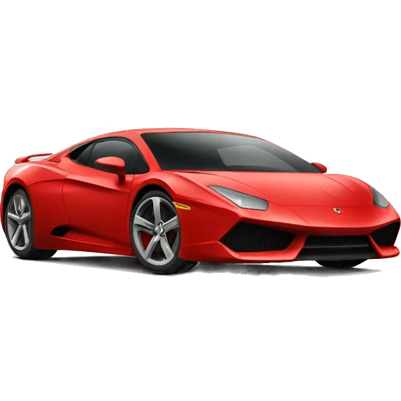 Red sport car emoji