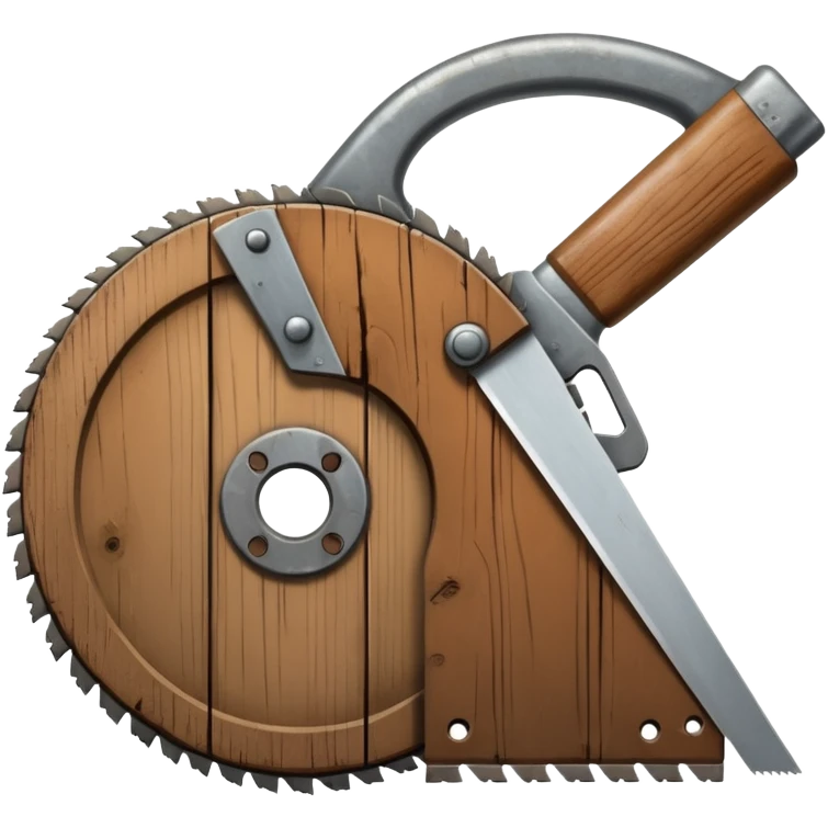 wood saw emoji