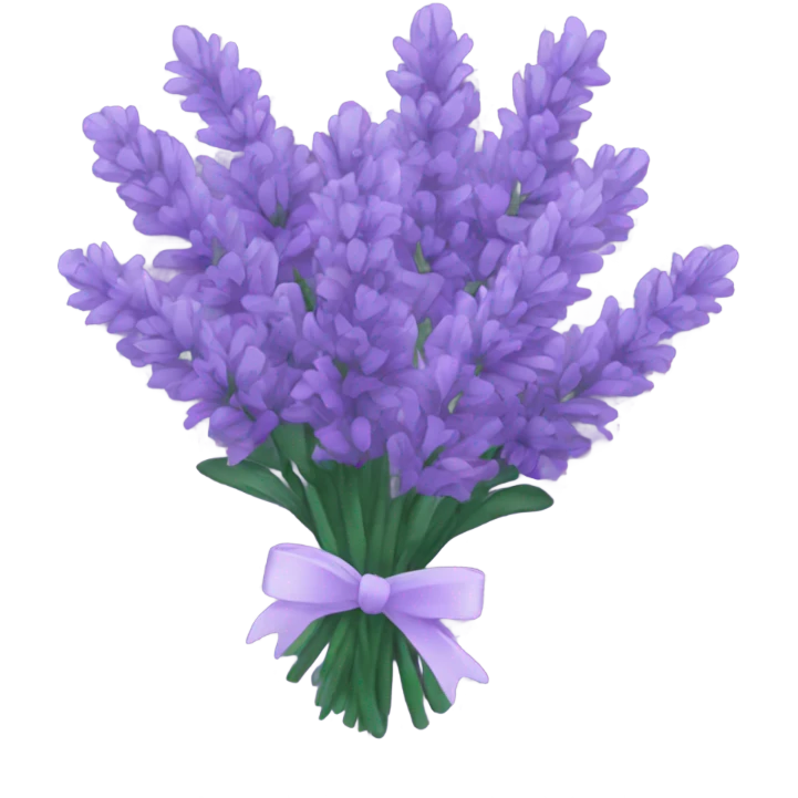 Lavender bouquet  emoji