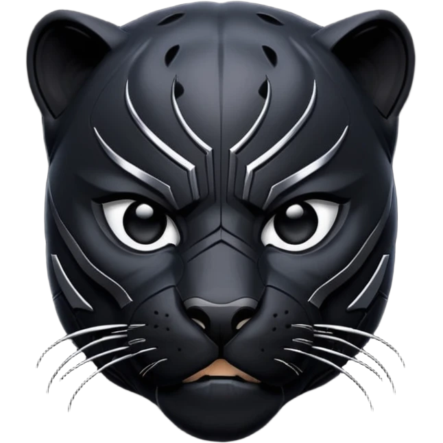 black panther face emoji