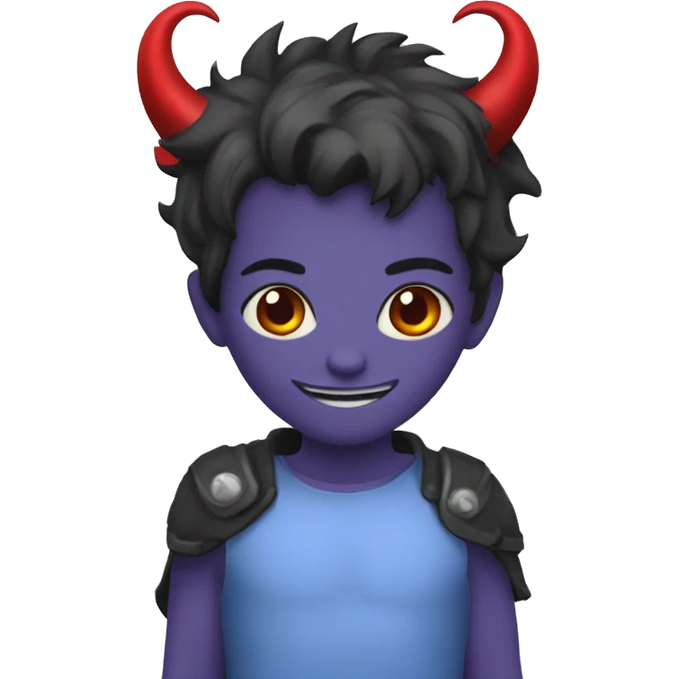 Devil on my shoulder emoji