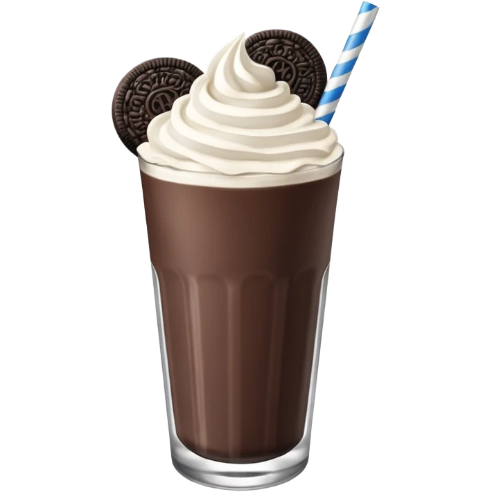oreo milkshake emoji