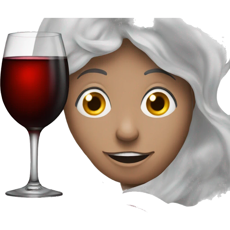 Red wine supernova emoji