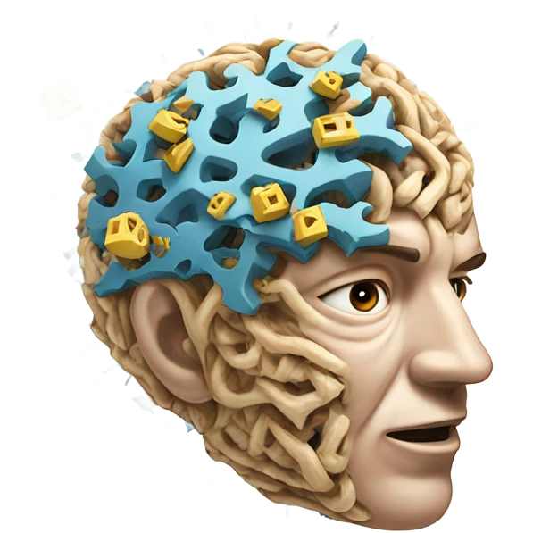 A head with its brain exploding, symbolizing the complexity of working with marketplaces. emoji