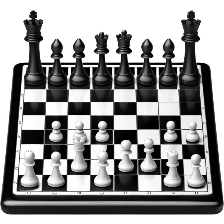 3d chessboard ai emoji