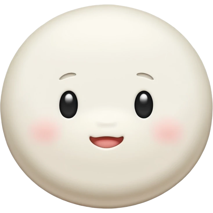 white mochi emoji