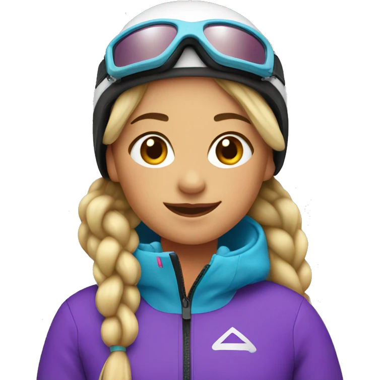 ski girl emoji
