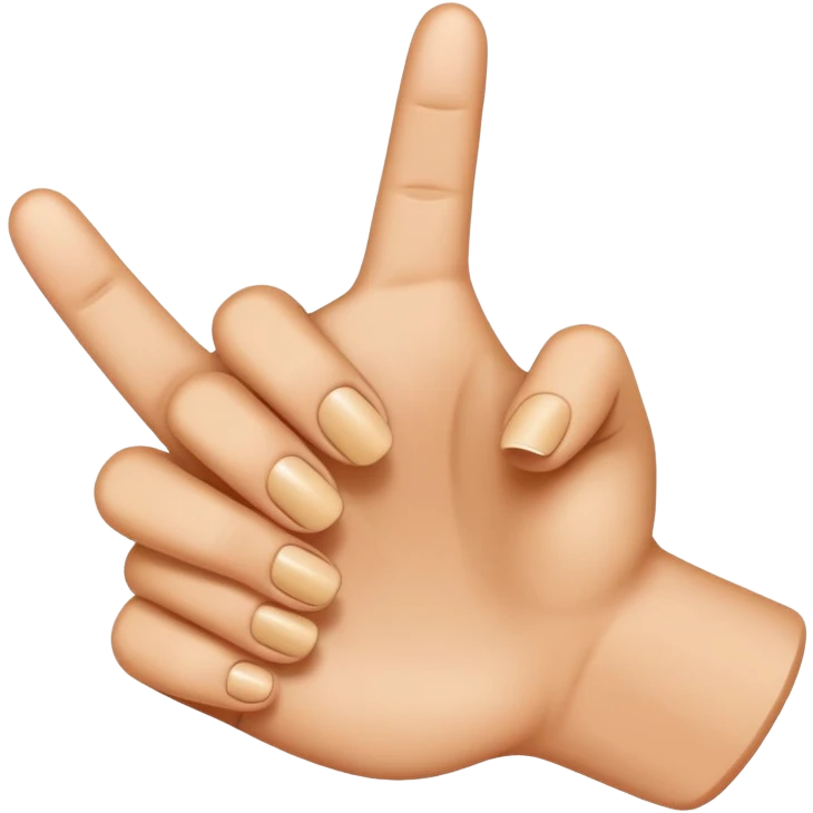 poking with finger emoji