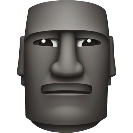 Moai emoji