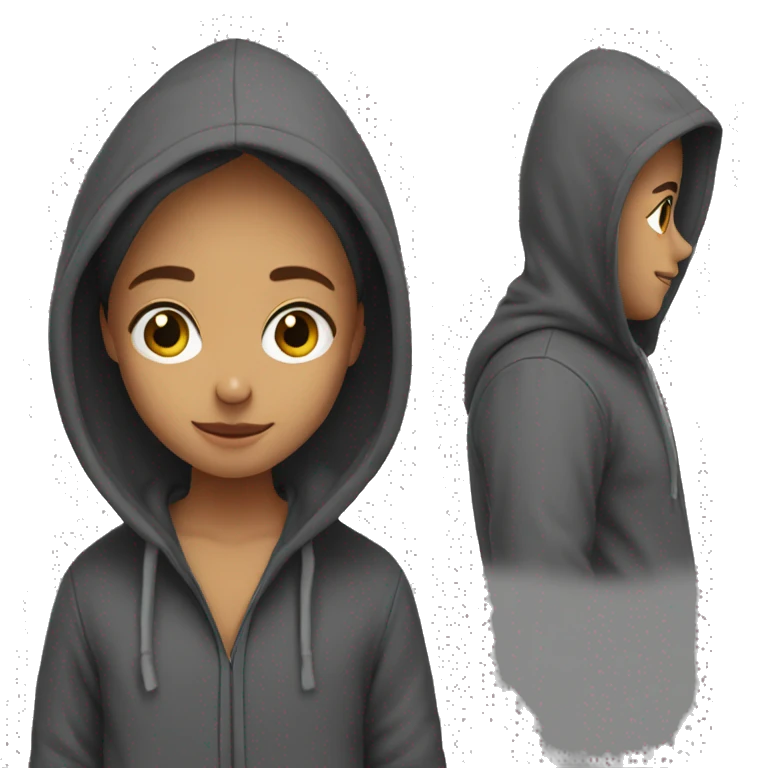 Me in a hoody emoji