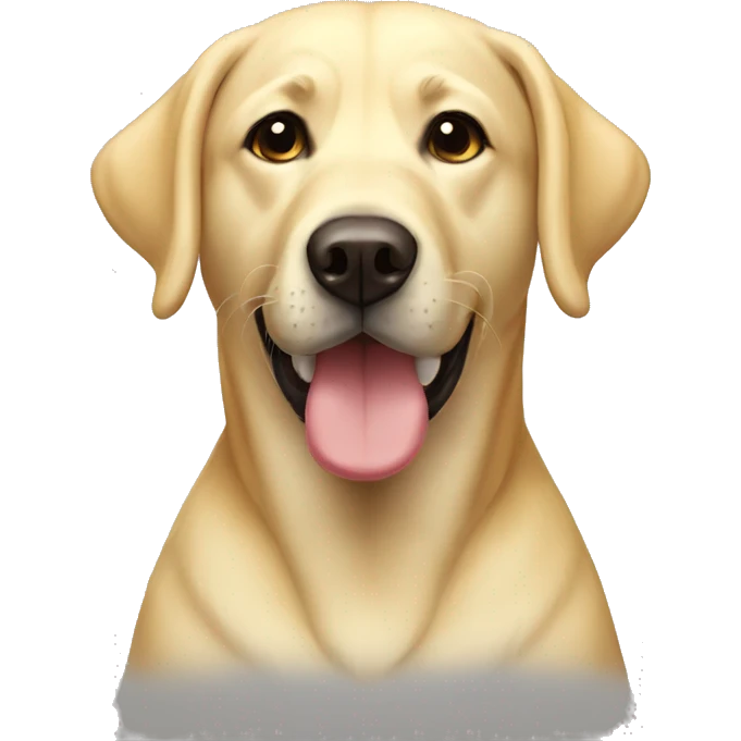 Yellow lab emoji