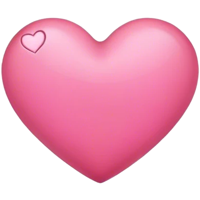 Pink heart  emoji