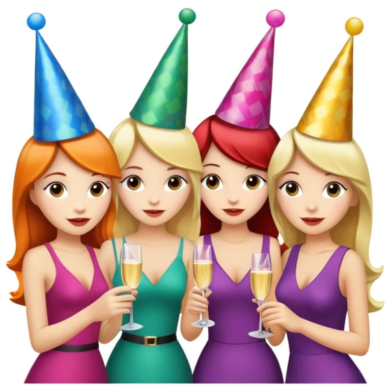 girls party in club emoji