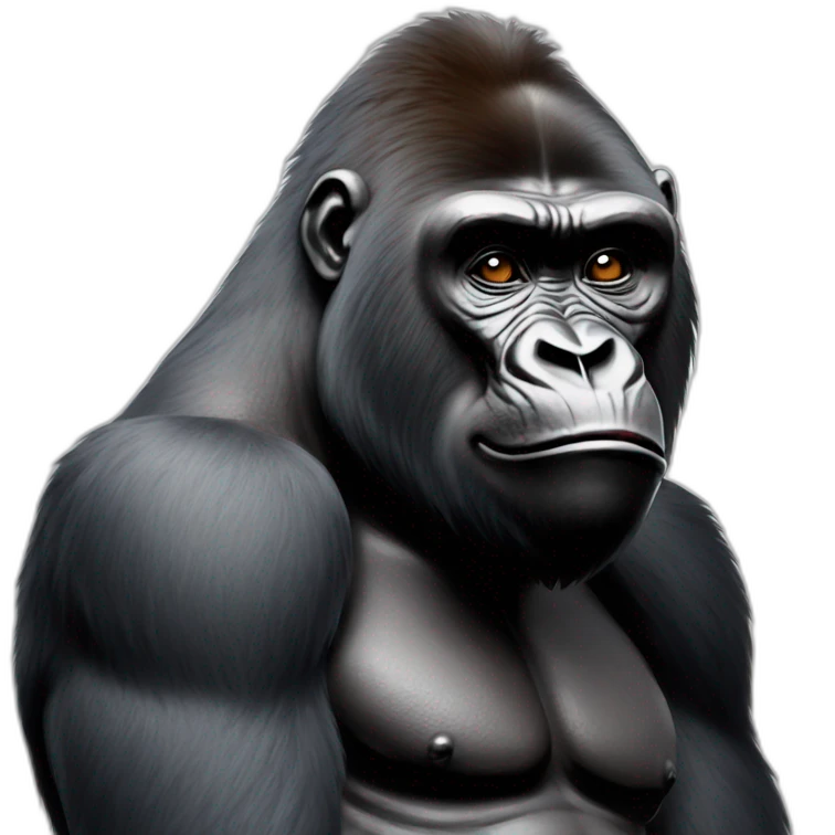 chinise gorilla emoji