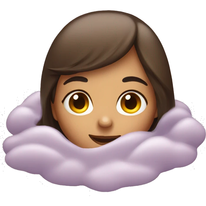 girl floating emoji
