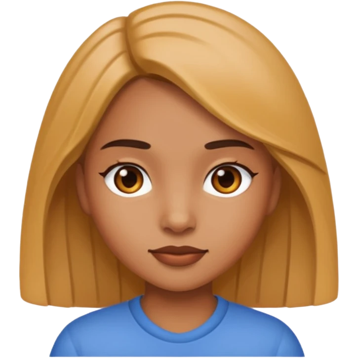 Medium skin tome girl emoji