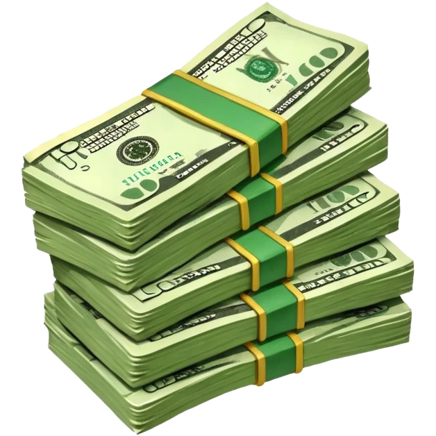 Falling value of the dollar emoji