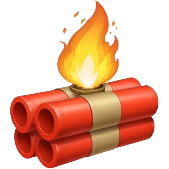 Bundle of dynamite emoji