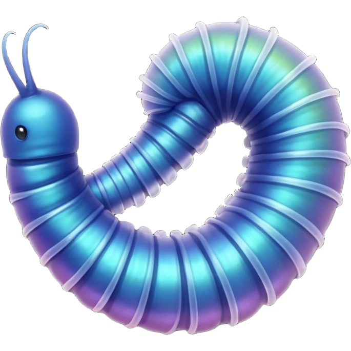 Polychaete worm emoji