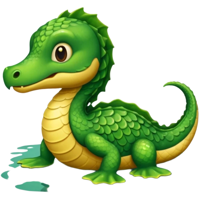 medieval animal in the lake emoji