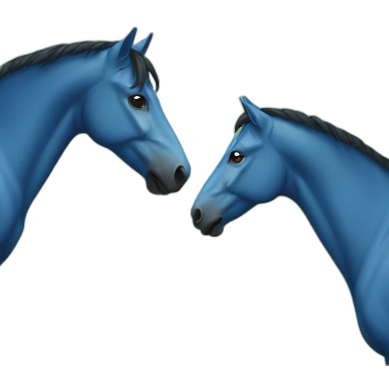 Orse bleue And green emoji