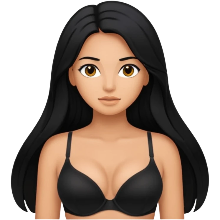 women in bra emoji
