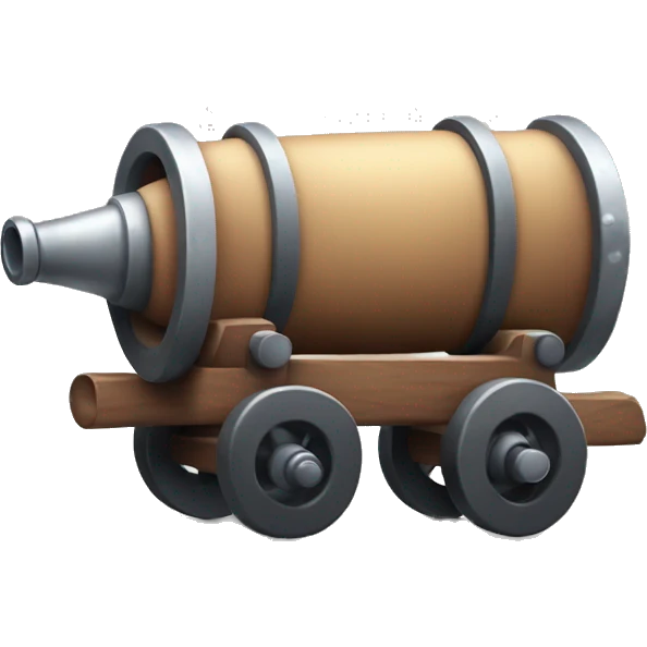 cute cartoon cannon  emoji