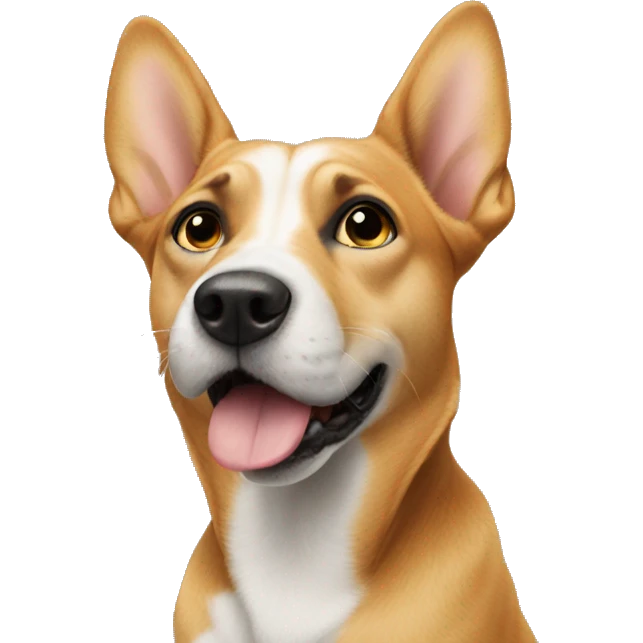 a dog saluting  emoji