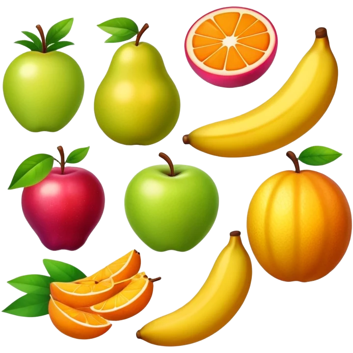 assorted fresh fruits emoji