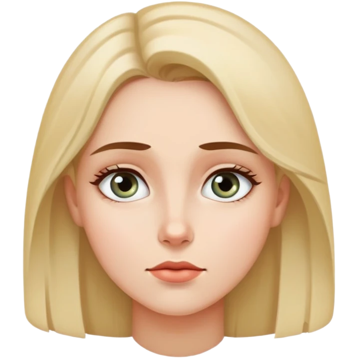 A woman showing she miss you emoji