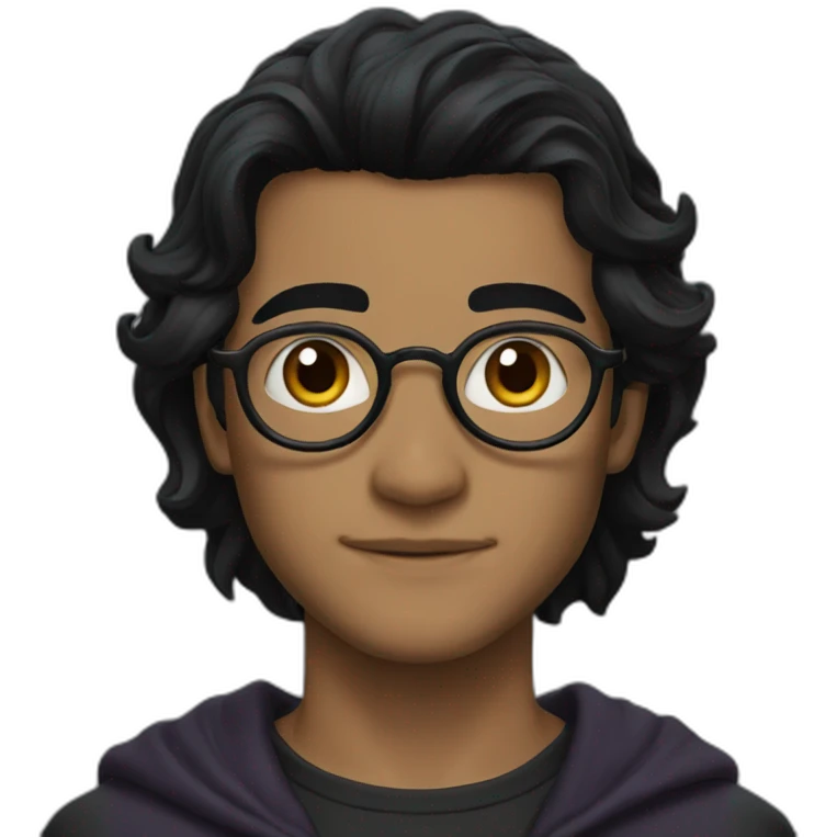 Harry Potter black hair emoji