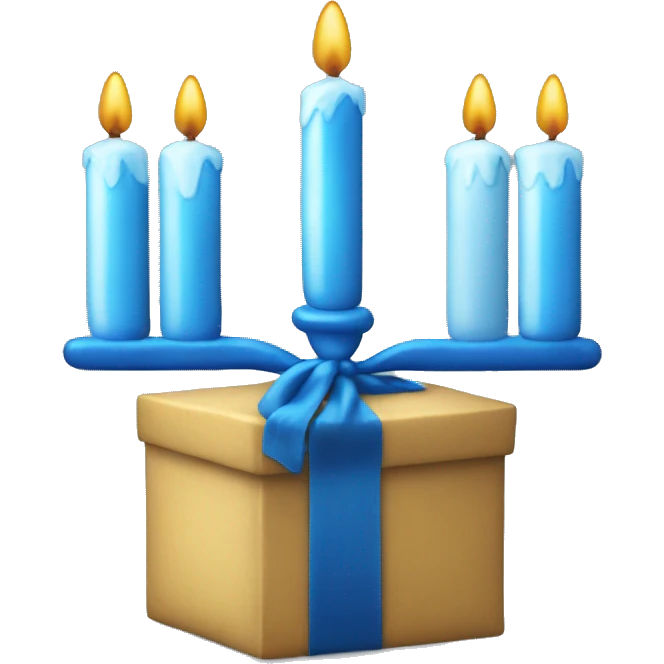 Hanukkah gift emoji