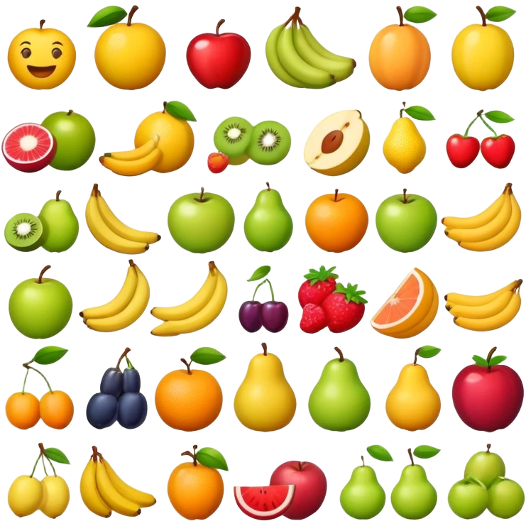 fruits like emoji emoji