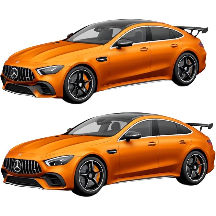 Mercedes amg gt 63 orange colour emoji