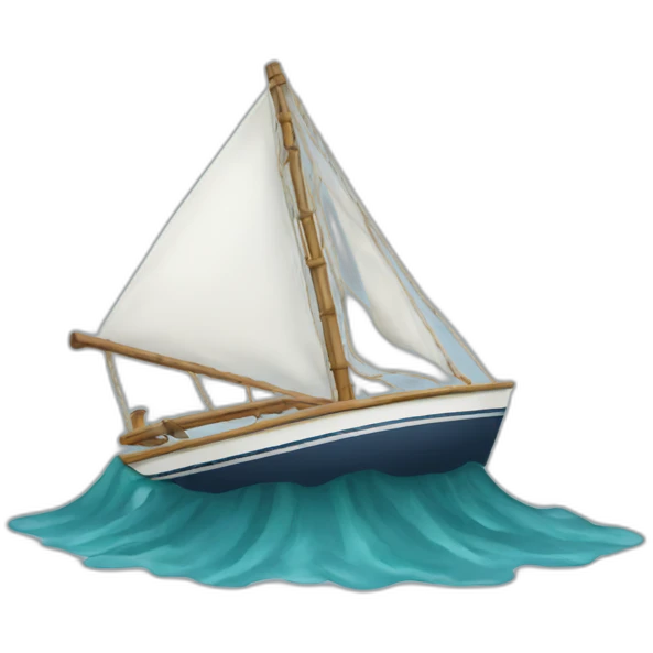sinking sailboat emoji