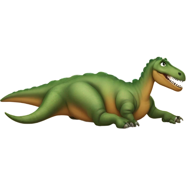 dinosaur sleeping emoji