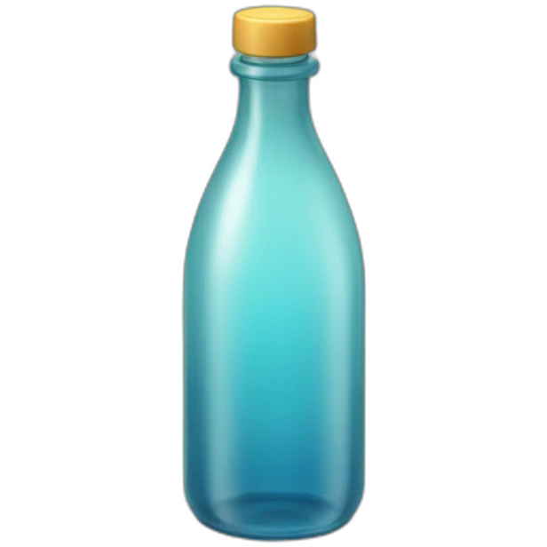 Transparent bottle  emoji
