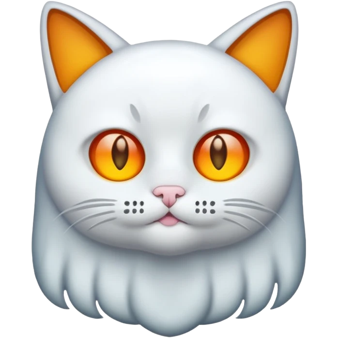 ghost cat emoji