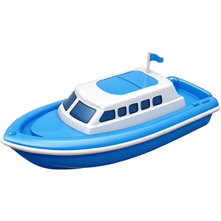 plastic toy boat emoji