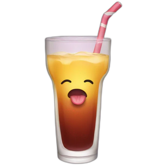 drink tongue emoji