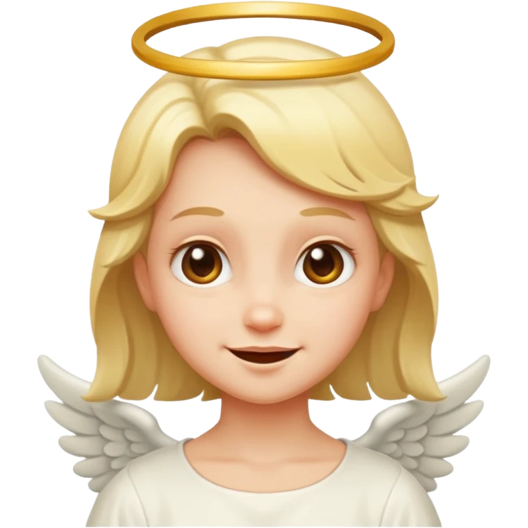 delightfully bad angel emoji