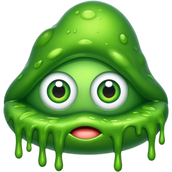 green slime eye emoji