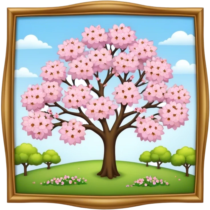 Blossom trees emoji