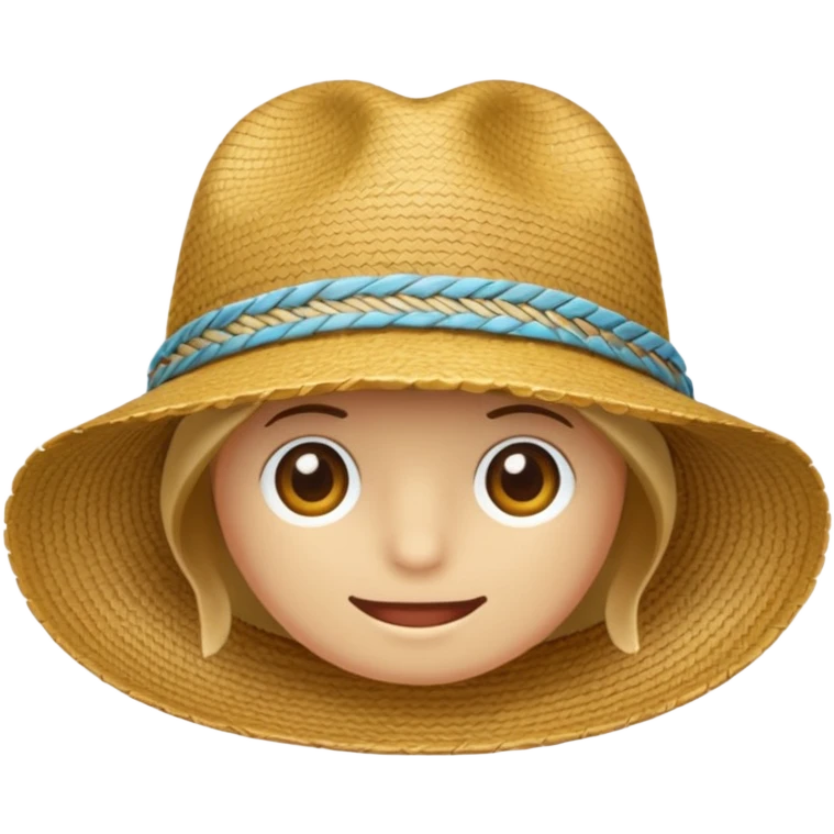 Chapeau de paille one piece emoji