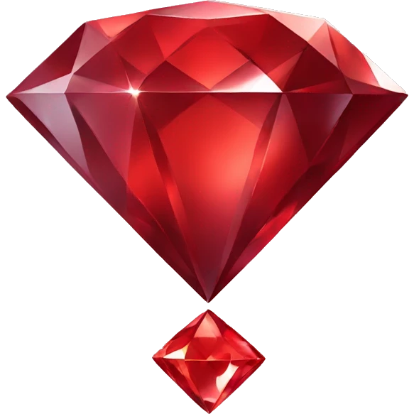 red diamond  emoji