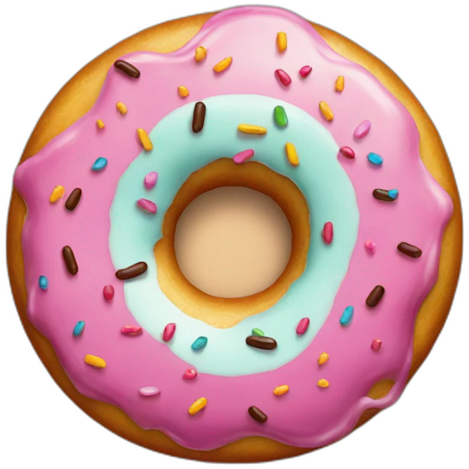 Donut zero score emoji