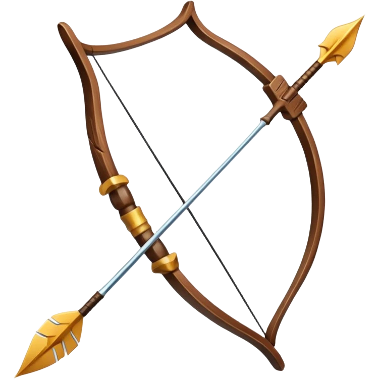 bow and Arrow water 
 emoji
