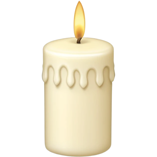Decorative Wax Candle  emoji