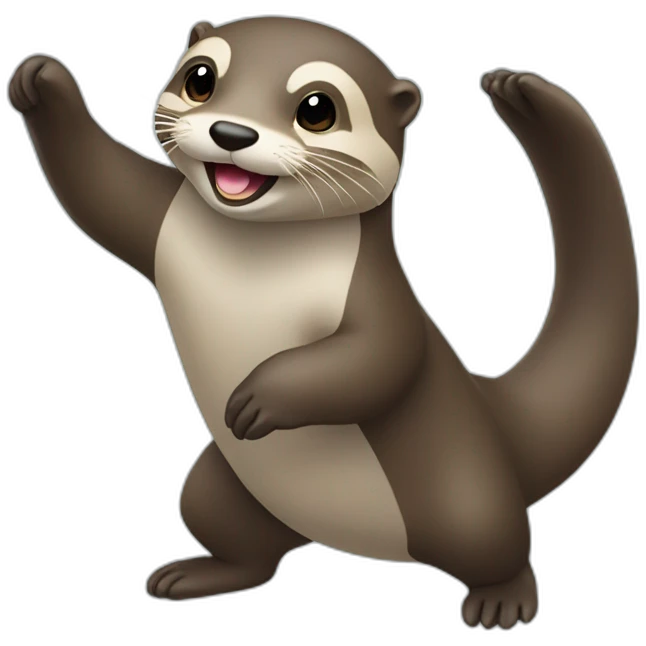 Loutre qui danse emoji
