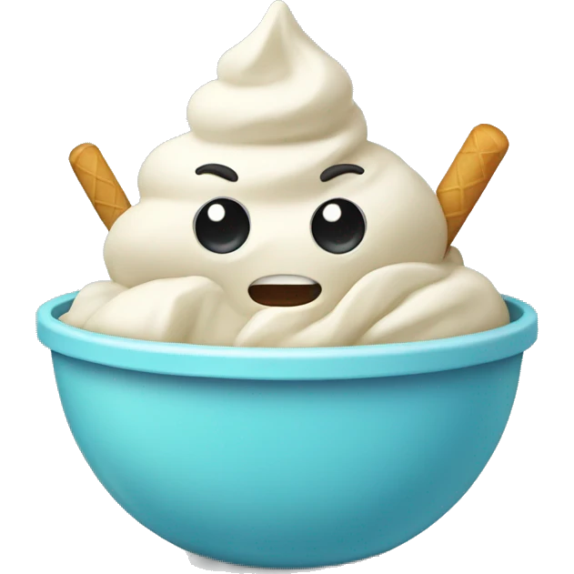 ice cream bowl emoji